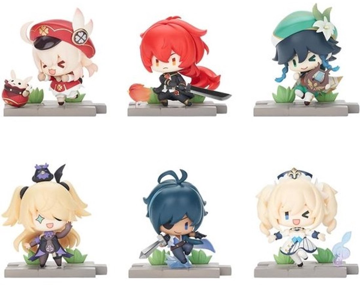 Genshin Impact Battlefield Valor Blinddoos Mondstadt - Unieke Collectieitems voor Verzamelaars