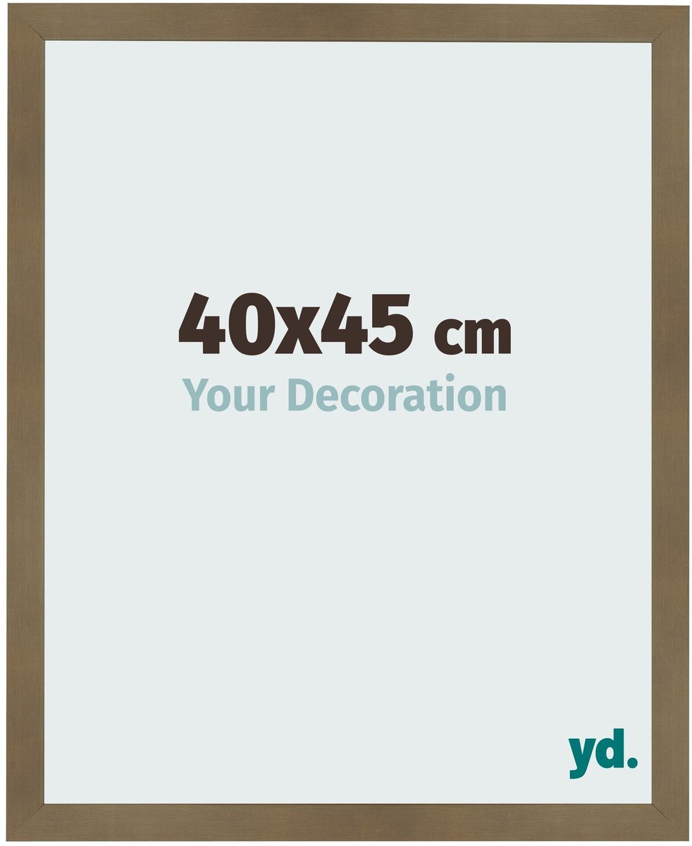 Your Decoration - Fotolijst 40x45 cm - MDF - Brons Decor - Bologna