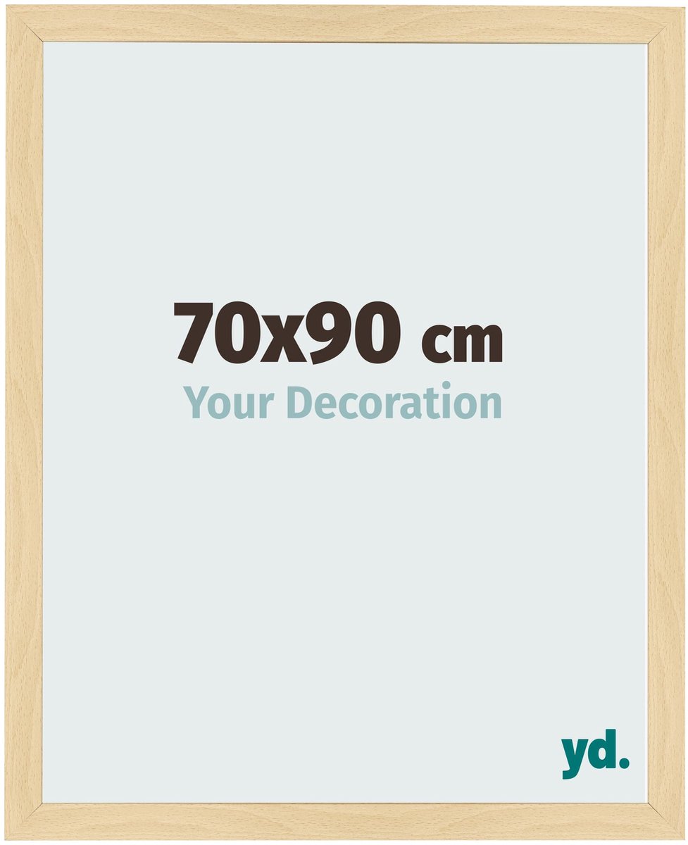 Your Decoration - Fotolijst 70x90 cm - MDF - Beuken Decor - Bologna