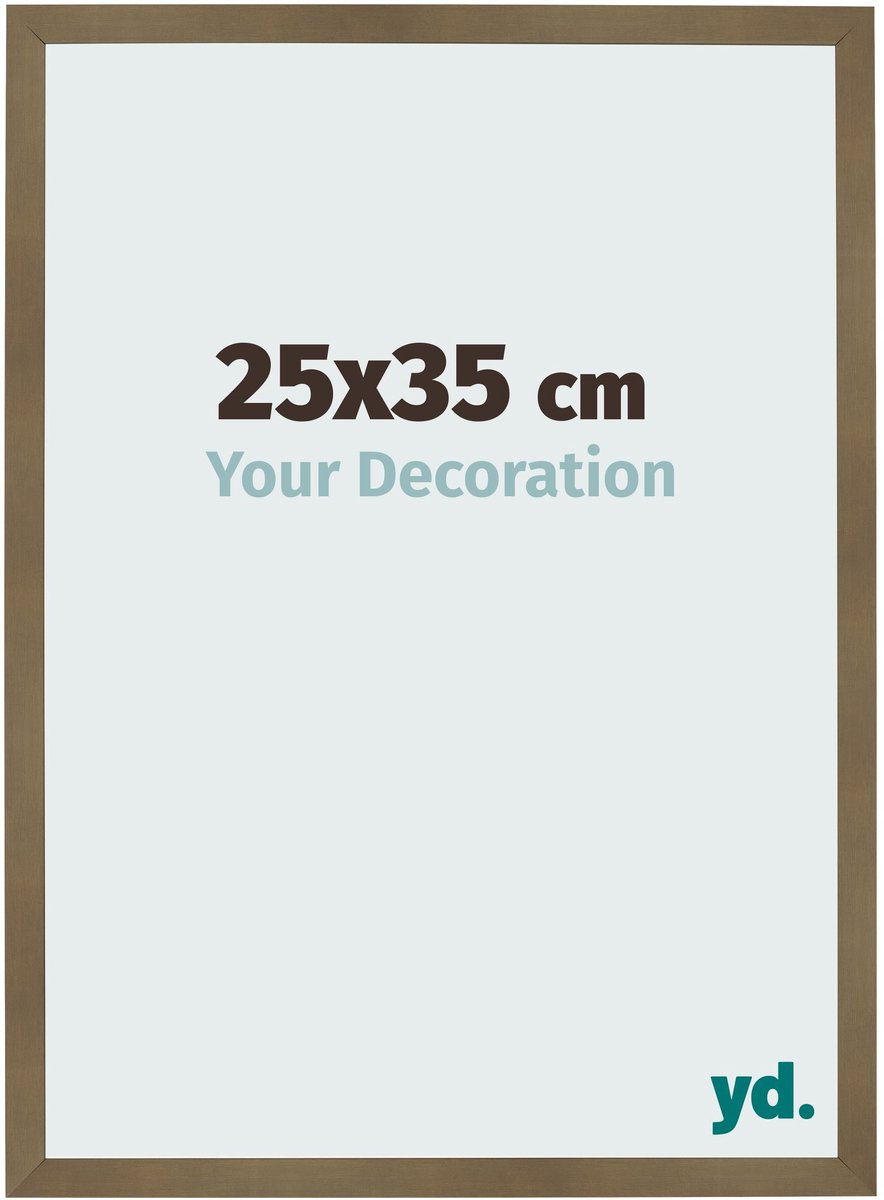 Your Decoration - Fotolijst 25x35 cm - MDF - Brons Decor - Bologna