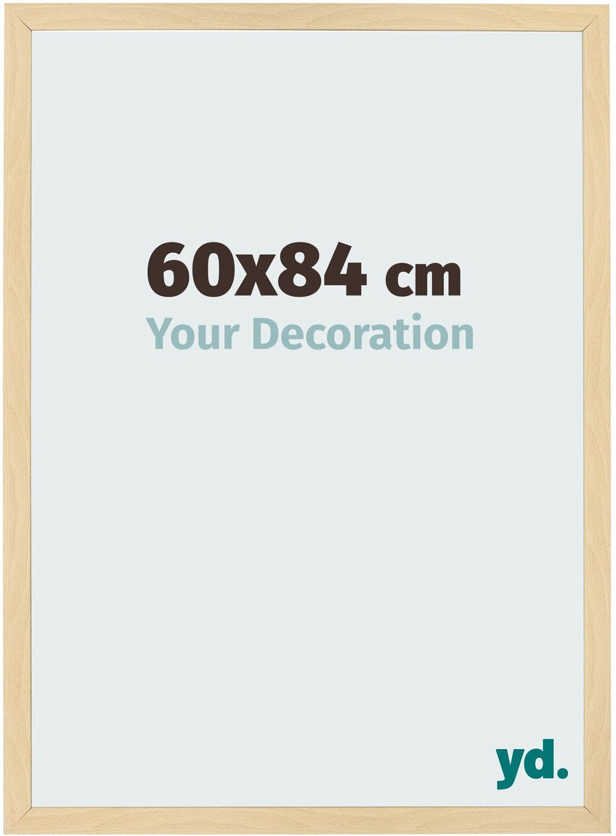 Your Decoration - Fotolijst 60x84 cm - MDF - Beuken Decor - Bologna