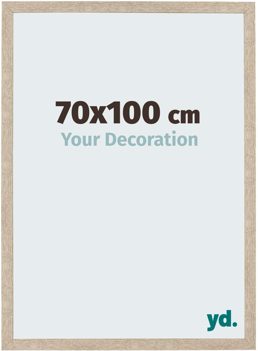 Your Decoration - Fotolijst 70x100 cm - MDF - Sonoma Eiken - Bologna