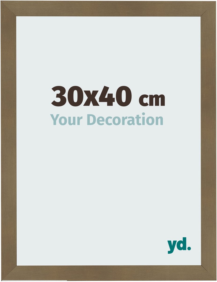 Your Decoration - Fotolijst 30x40 cm - MDF - Brons Decor - Bologna