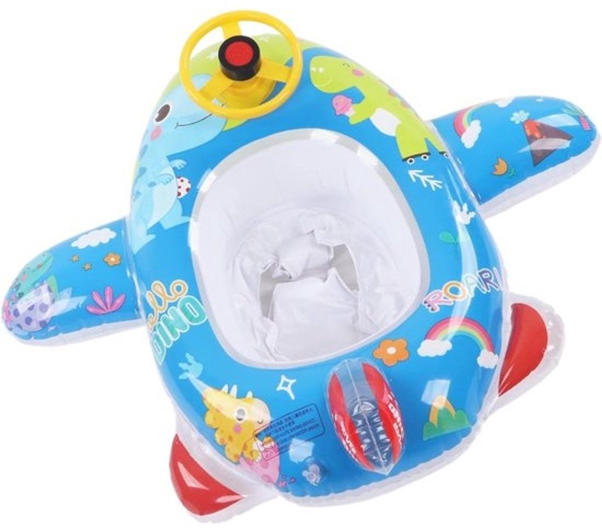 Opblaasbaar Zwemzitje Vliegtuig voor Baby's en Peuters