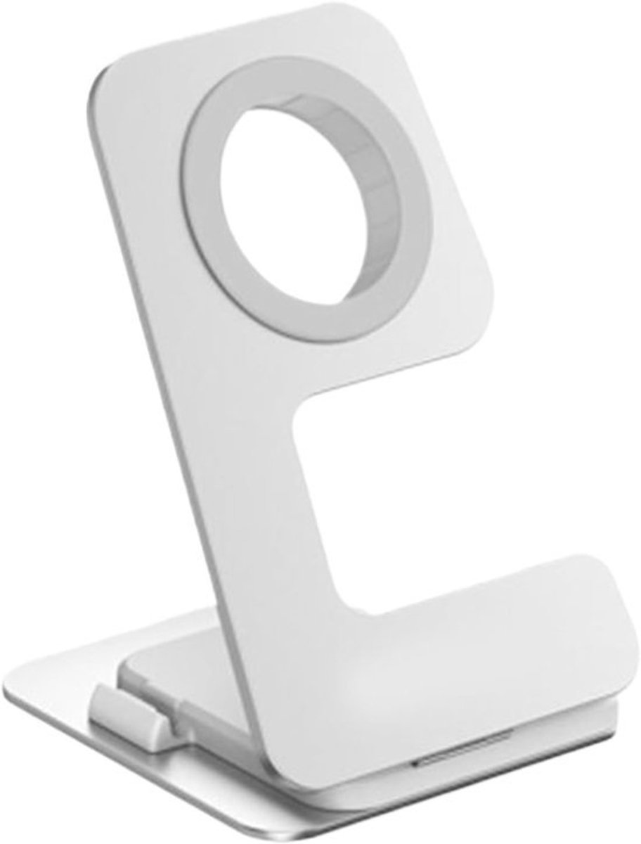 Oplaadstation Horloge - Oplaadbasis Draadloos - Thuis Werken - Opvouwbaar Verstelbaar - 13.5 x 10 x 2.2 cm - Zwart