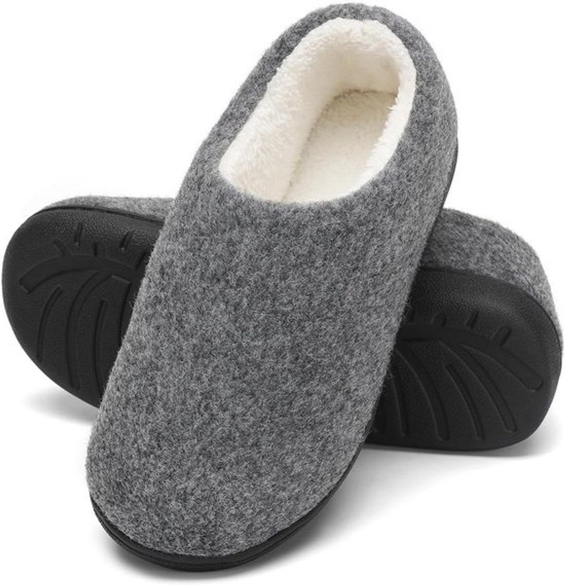 Warme Heren en Dames Winterslofjes met Memory Foam | Antislip Binnen- en Buitenslippers