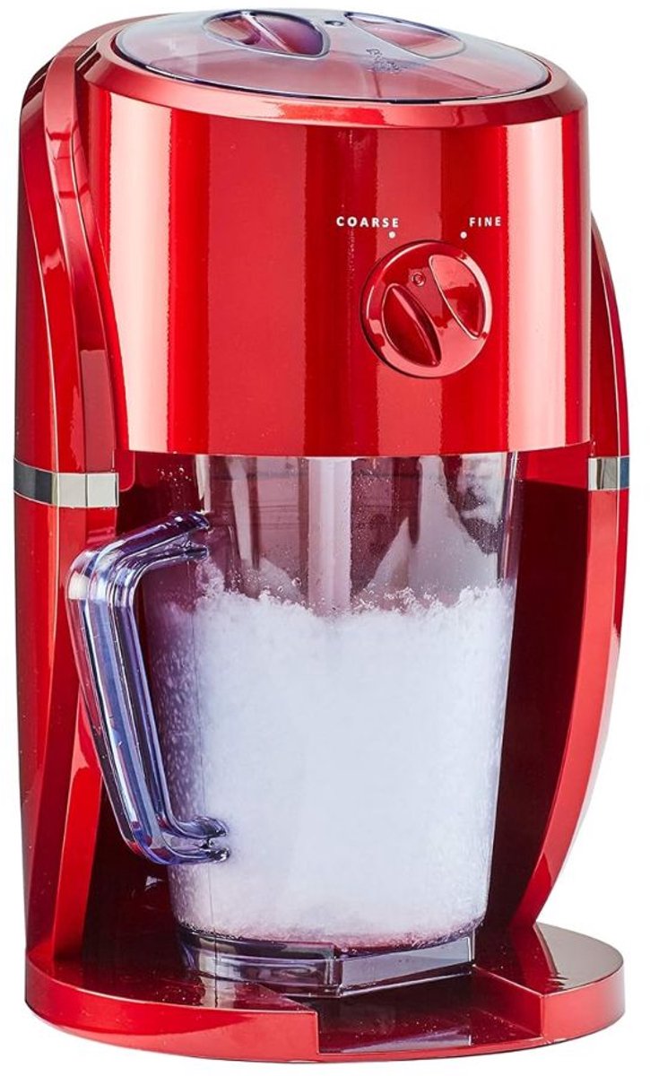 LNMsolutions® Slush Machine - Slush Puppy Maker - Slushy Maker - Rood - 21cm x 19cm x 31cm