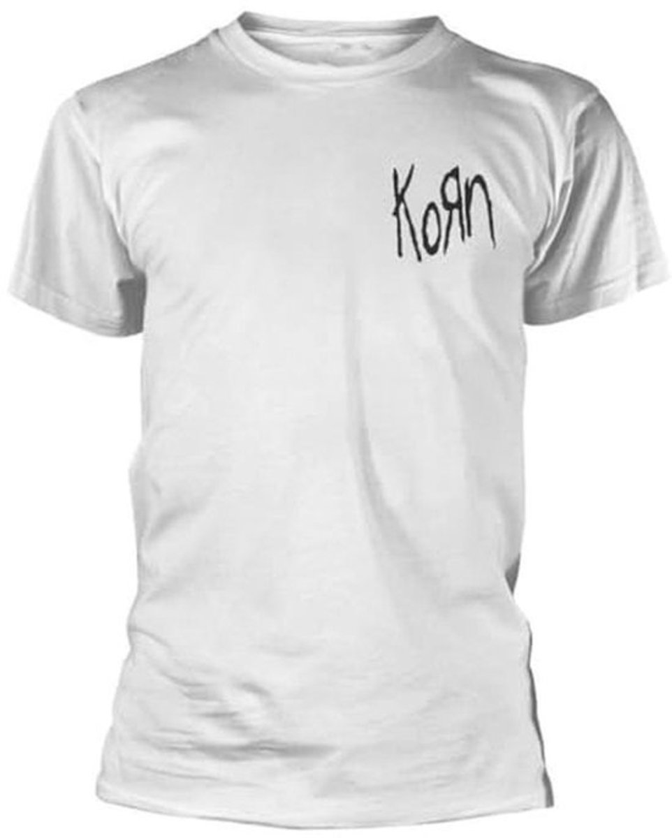 Wit T-Shirt met Scratched Art