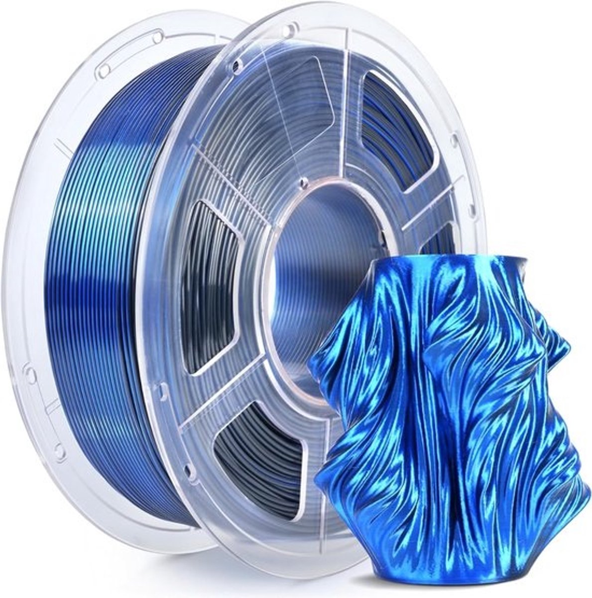 Zijde PLA PLUS Filament 1.75mm Triple Color - Glanzend 3D Printer Materiaal 1kg