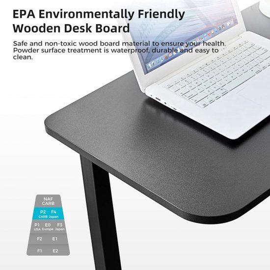 Ergonomisch L-vormig Gaming Bureau Hoektafel met Kabelmanagement en Muispad — afbeelding 2