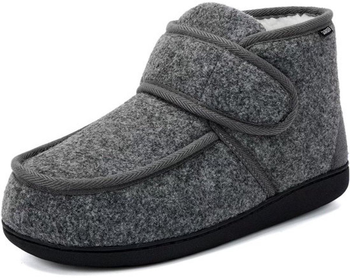 Warme Heren Pantoffels met Verstelbare Klittenbandsluiting