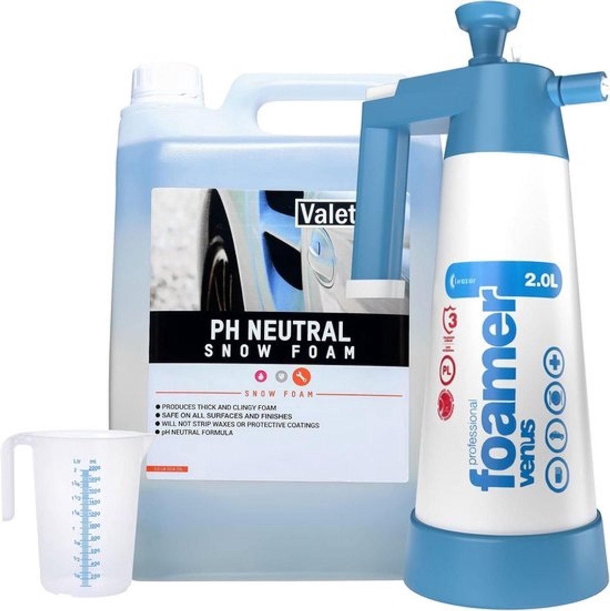 pH Neutrale Snow Foam Bundel met Schuimlans en Maatbeker
