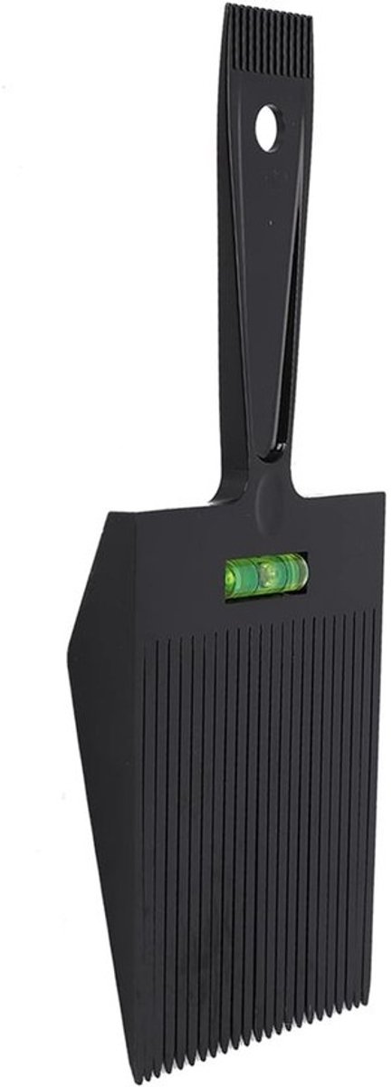 Flat Top Kam - Kapper Kam Haarkam - Haar Knippen - Met Horizontale Lijn - 26.8 x 14.8 cm - Zwart