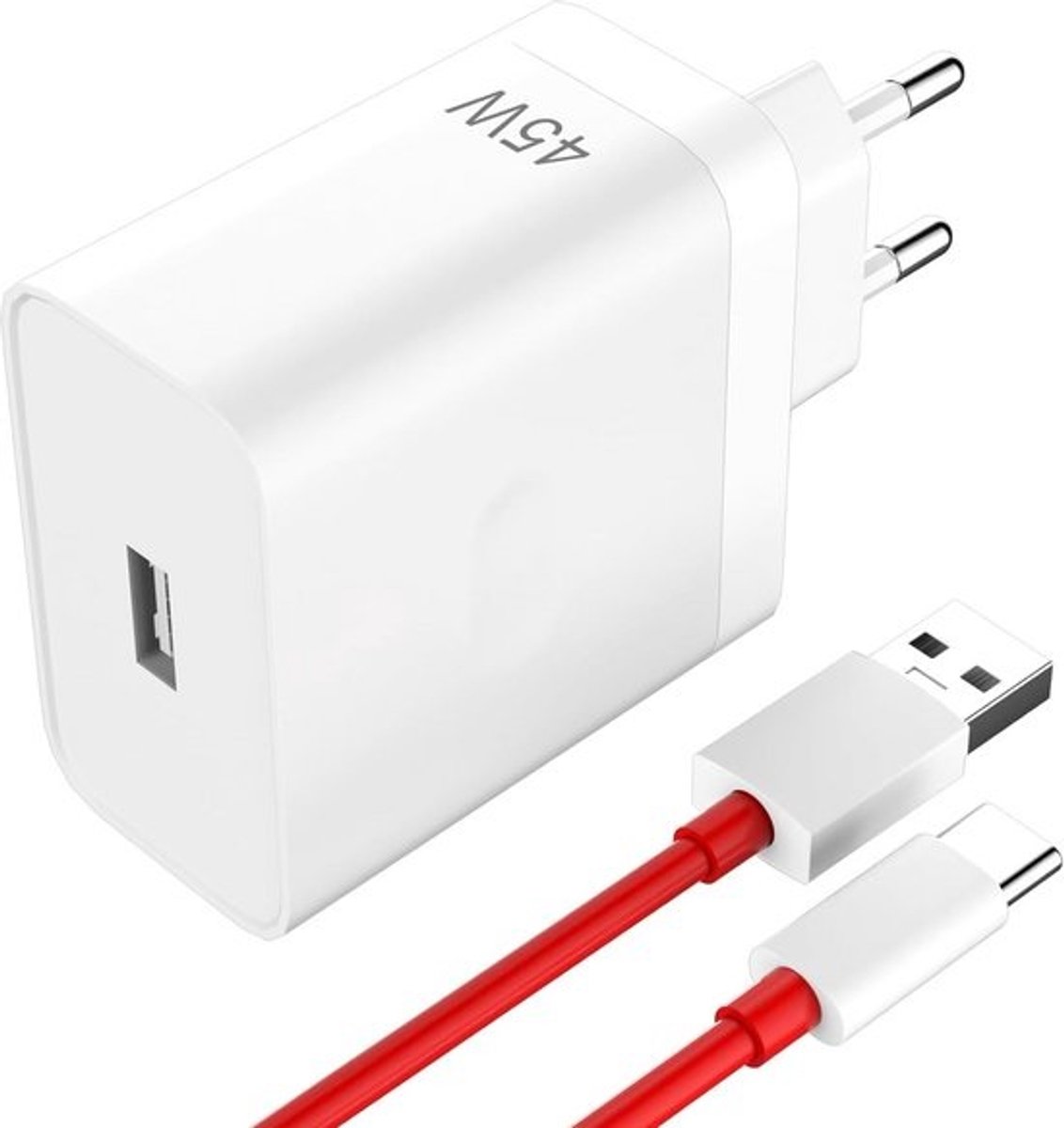 45W Snellader met USB-C Kabel 1m voor Smartphone