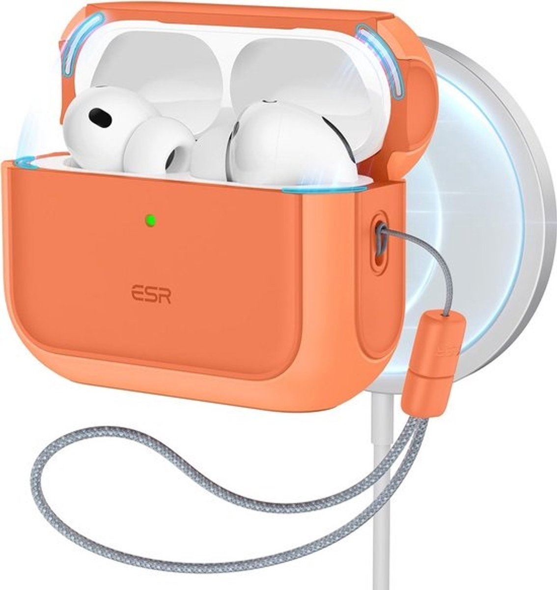 Beschermhoes voor AirPods Pro 3 (2025) met Polsband en MagSafe Ondersteuning