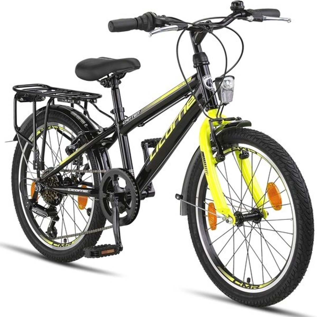 Premium mountainbike 20 inch voor kinderen met 6 versnellingen en Shimano-schakeling