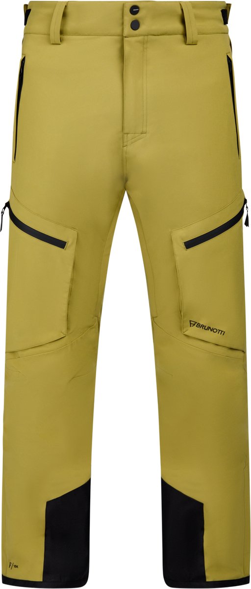 Brunotti Naronz Skibroek Heren – Ski Broek 20K Waterproof Light Isolation Dark Moss
