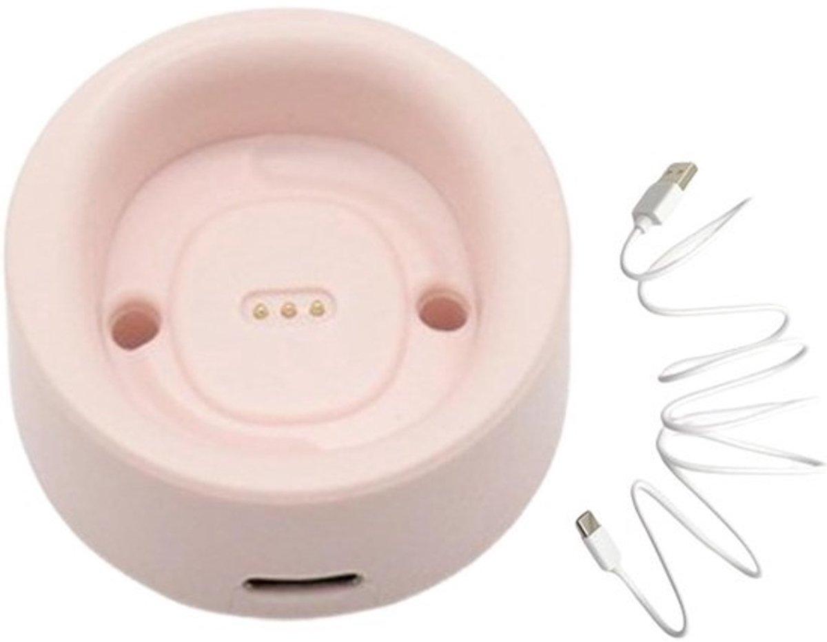 Oplaadstation Elektrische Tandenborstel - Reis Oplader Basis - Hygiënisch Tandenpoetsen - Magnetische Interactie Opladen - 100cm Kabel - Wit Blauw Paars