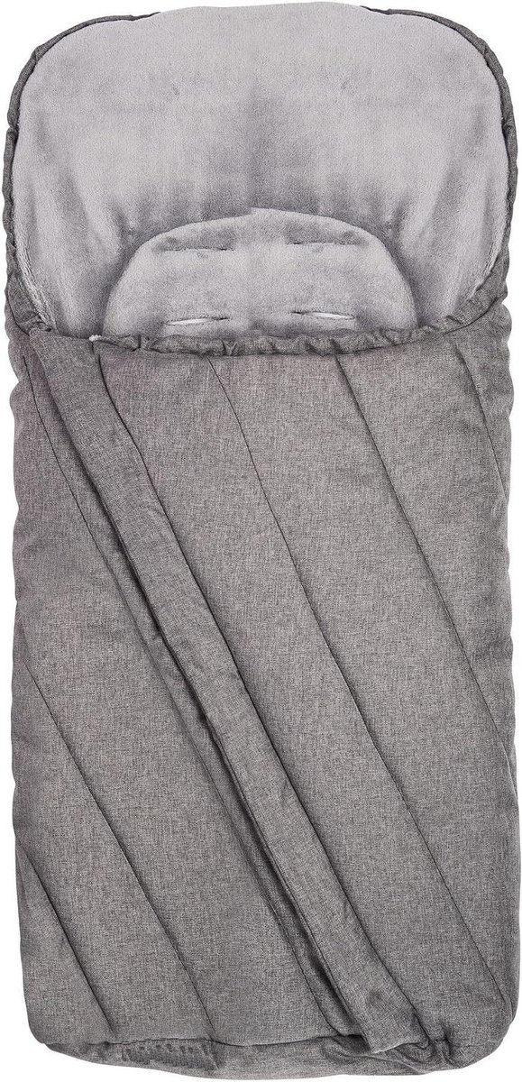 Baby Voetenzak - Kinderwagen Accessoire - Warmte Buiten - Wind- en Waterafstotend - 95 x 45 cm - Grijs