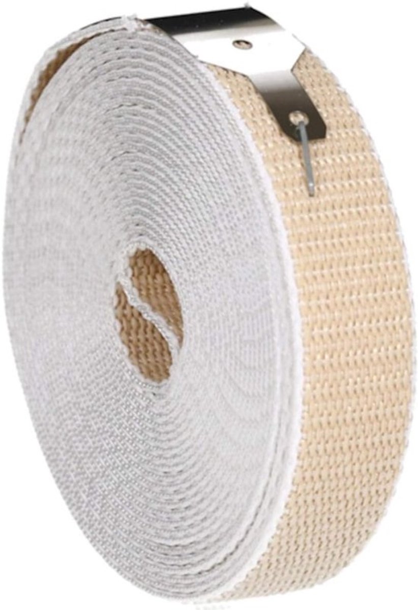 Rolluikband reparatieset - Band reparatie - Rolluik herstellen - Zonder kast te openen - Maxi 23 mm - Beige