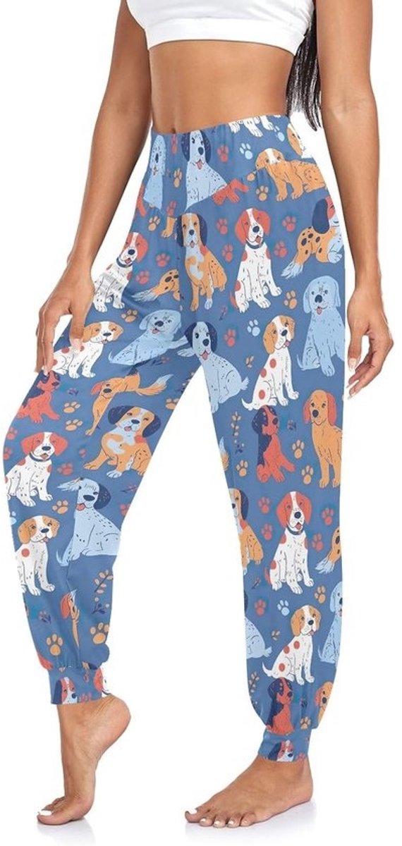 Dames Yogabroek Harembroek Joggingbroek met Elastische Taille