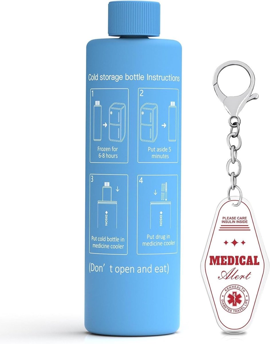 Insuline koeltas voor veilige medicijnopslag, ideaal voor reizen en dagelijks gebruik
