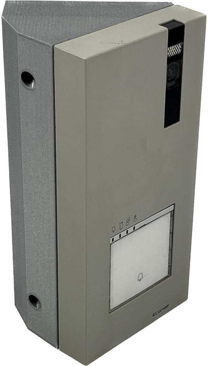 Hoekbehuizing 45° Kantelbaar voor Videofoon - Metallic Grijs