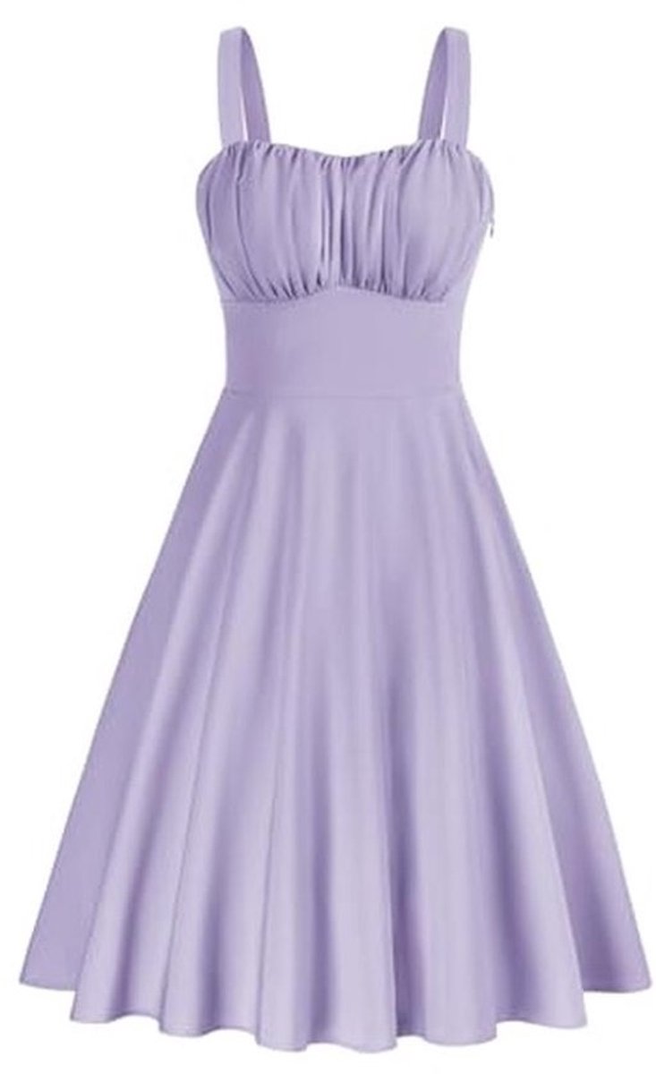 Cocktailjurk voor Dames - Elegante Zomerjurk met Spaghettibandjes - A-lijn Vrijetijdsjurk