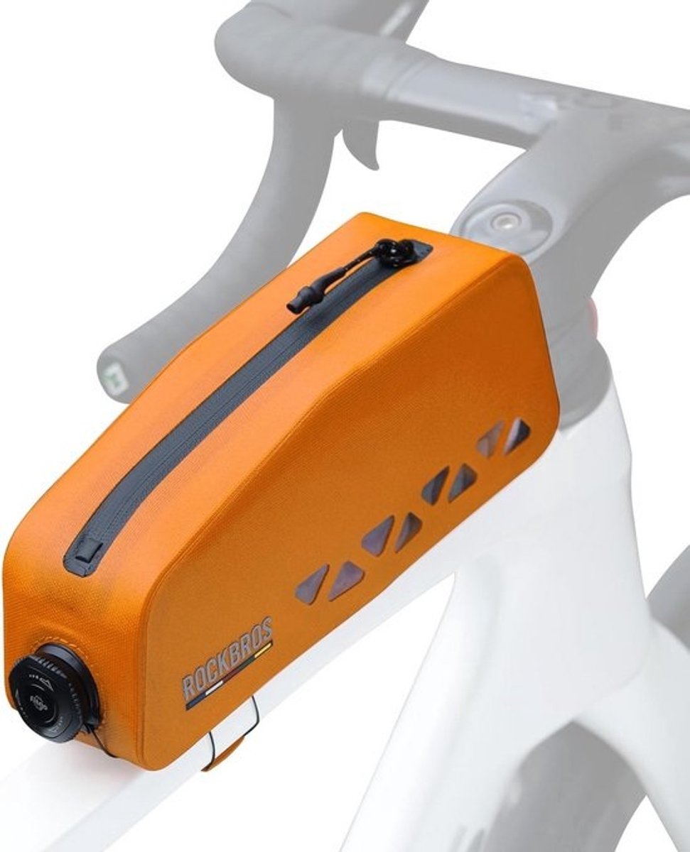 Waterdichte Fiets Frame Tas - Top Tube Bag voor MTB, Racefiets en BMX - Inclusief Reflectie