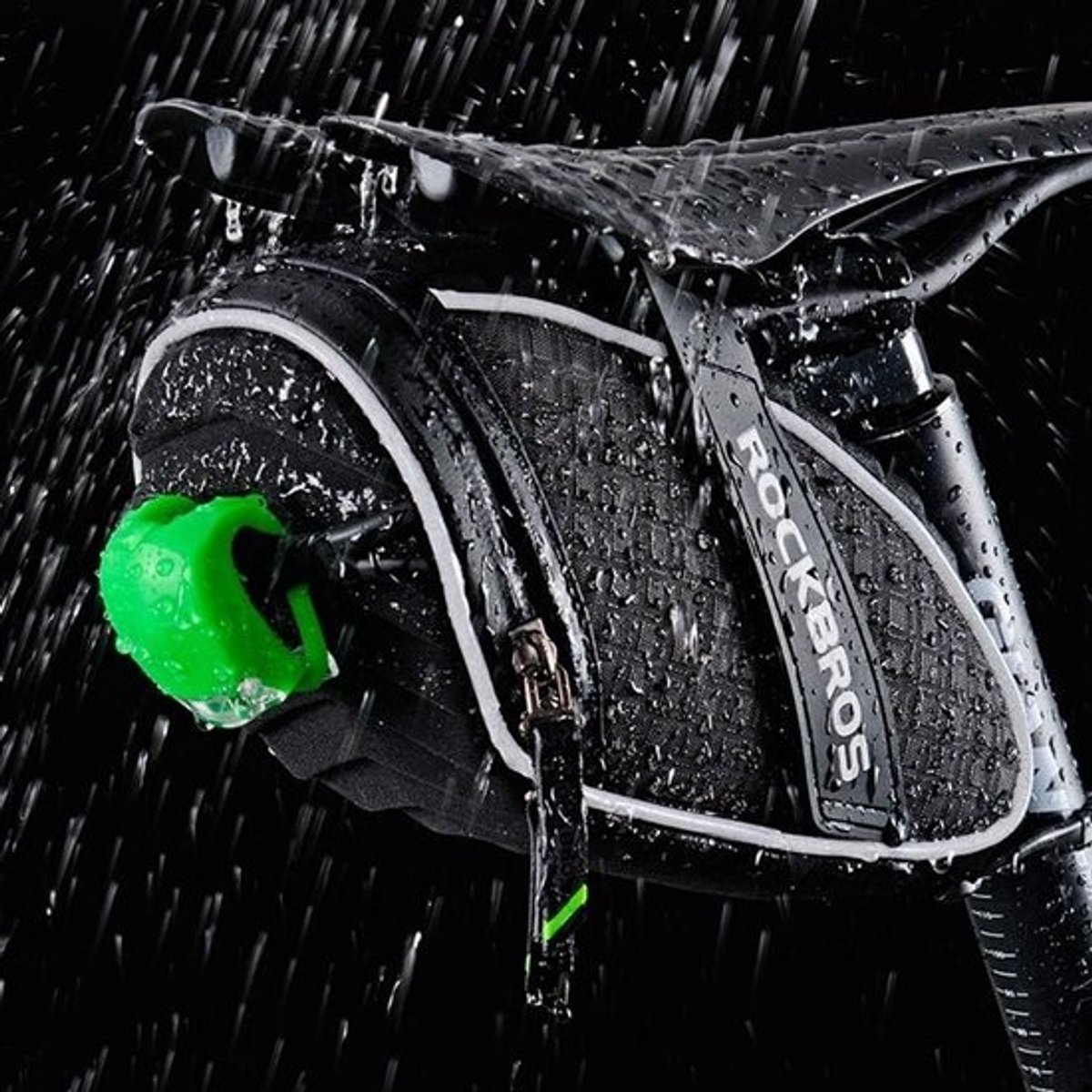 Waterdichte Fietstas Onder het Zadel - Universele Zadelpen Tas voor Racefiets en MTB