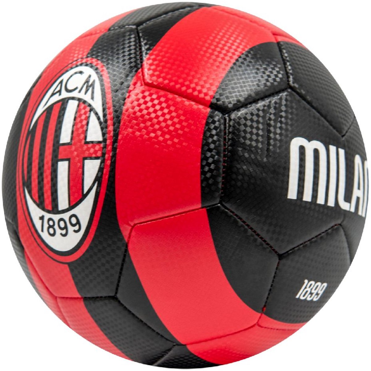 FC AC Milan Bal Stripes Hexagonal Size 5.