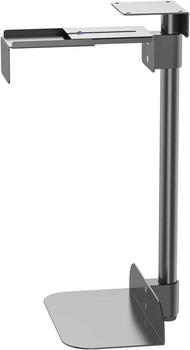 Computerhouder Bureau - Tafelhouder PC - Ruimte Besparen - 360 Graden Draaibaar - 12-49cm Hoog - Zwart