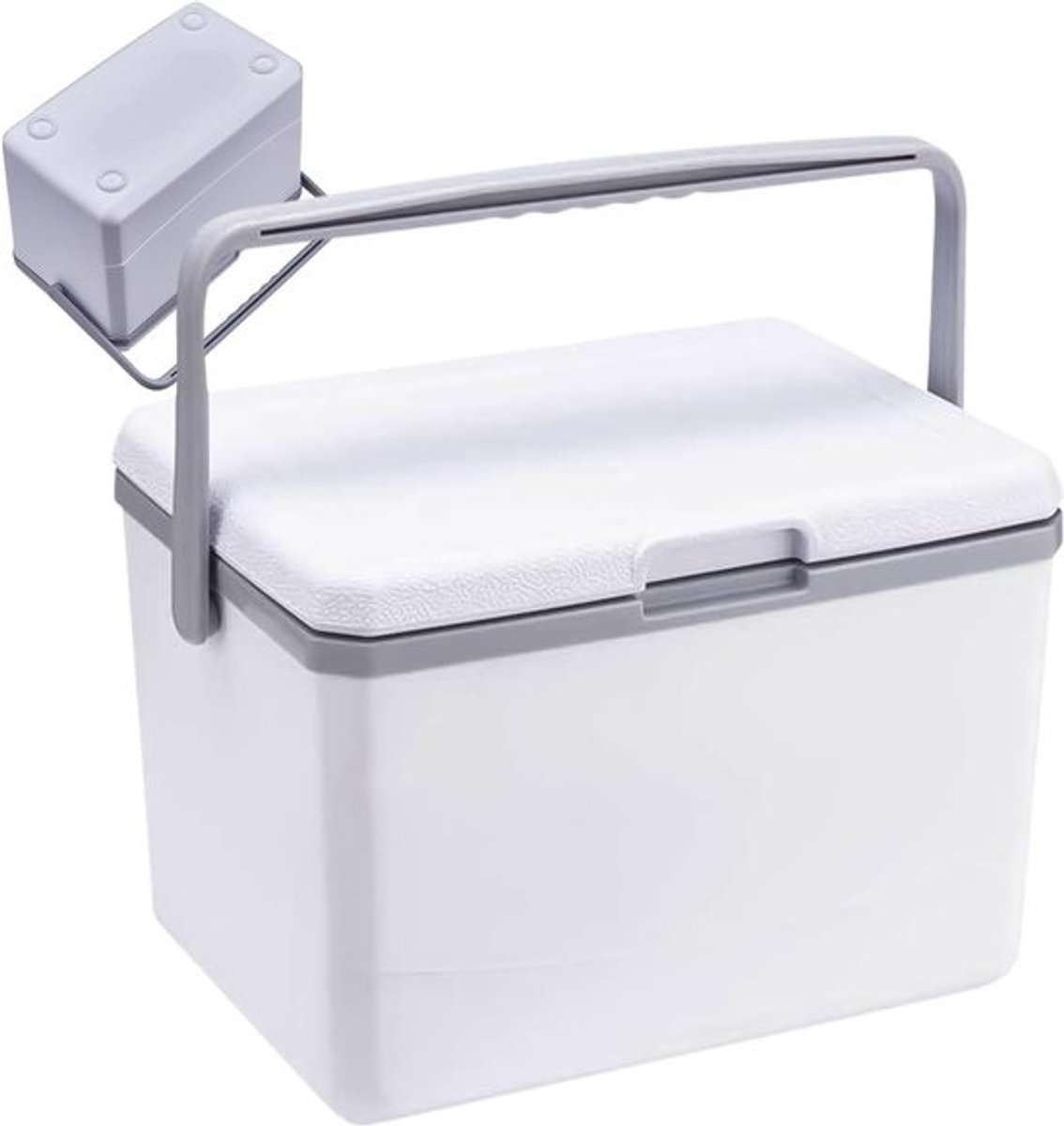 Draagbare koelbox - Ijsbox camping - Buitenactiviteiten bewaren - Krachtige isolatie - 5 liter - Wit