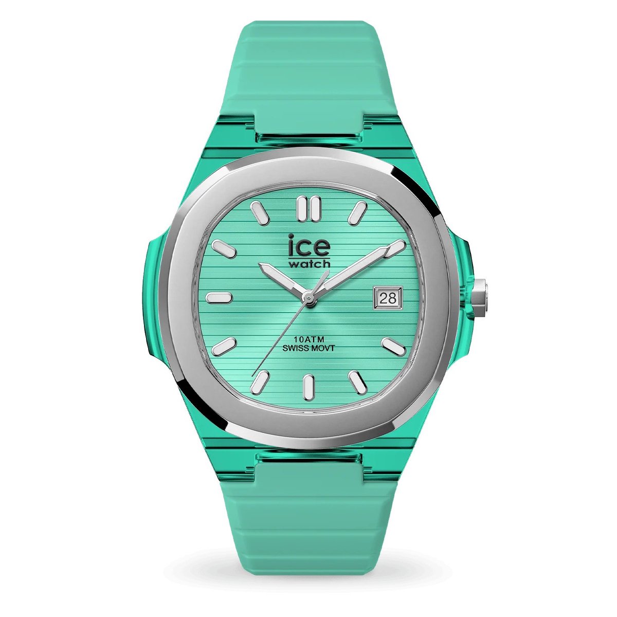 Ice Watch ICE power - PW7 - Turquoise shades 025972 Horloge - Siliconen - Groen - Ø 43 mm