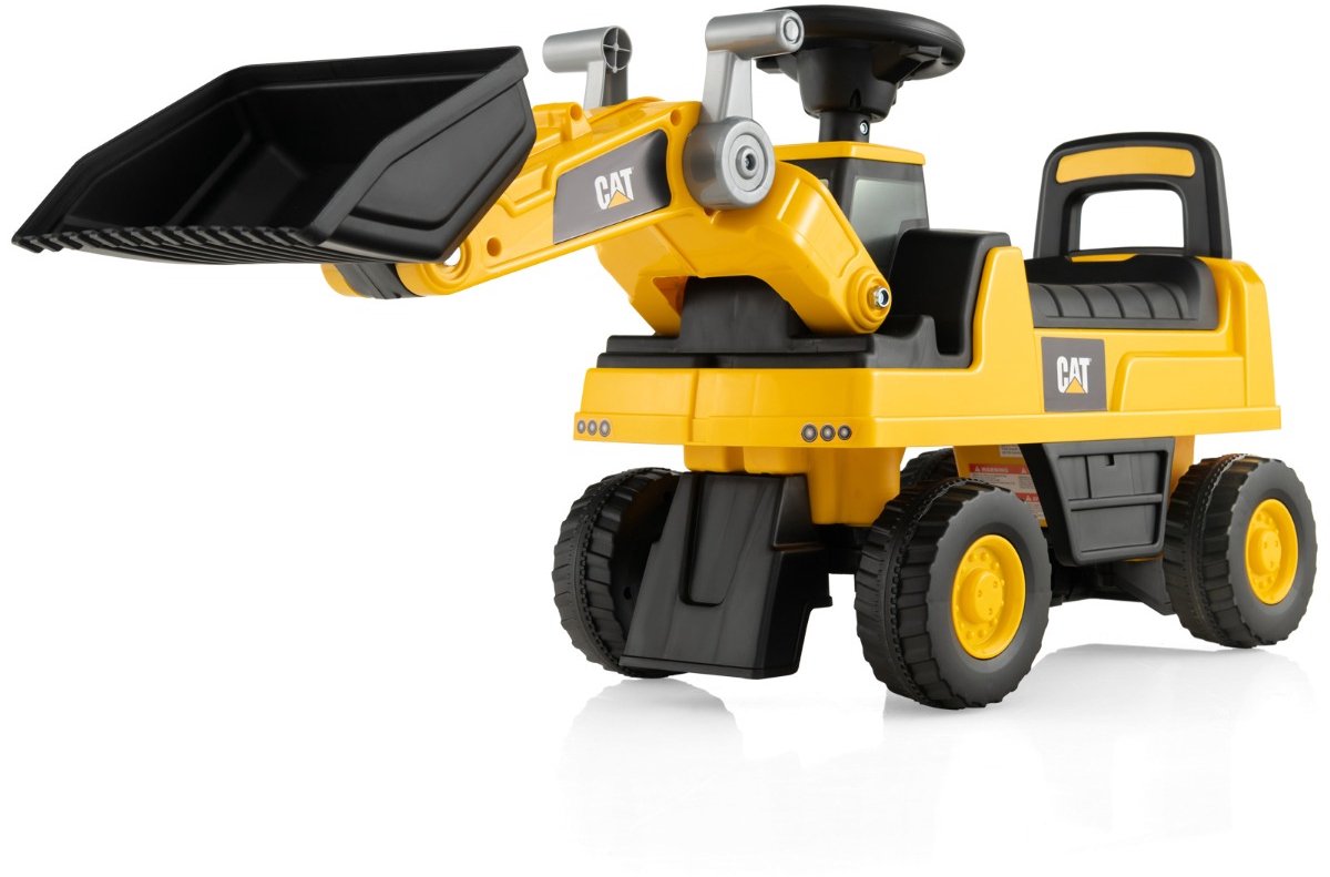 SureDeal® - Speelgoedauto' - Graafmachine - Kinderen Bulldozer Vrachtwagen - Verstelbare Bak Claxon - Anti Slip Banden - 88x30x49 cm - Geel