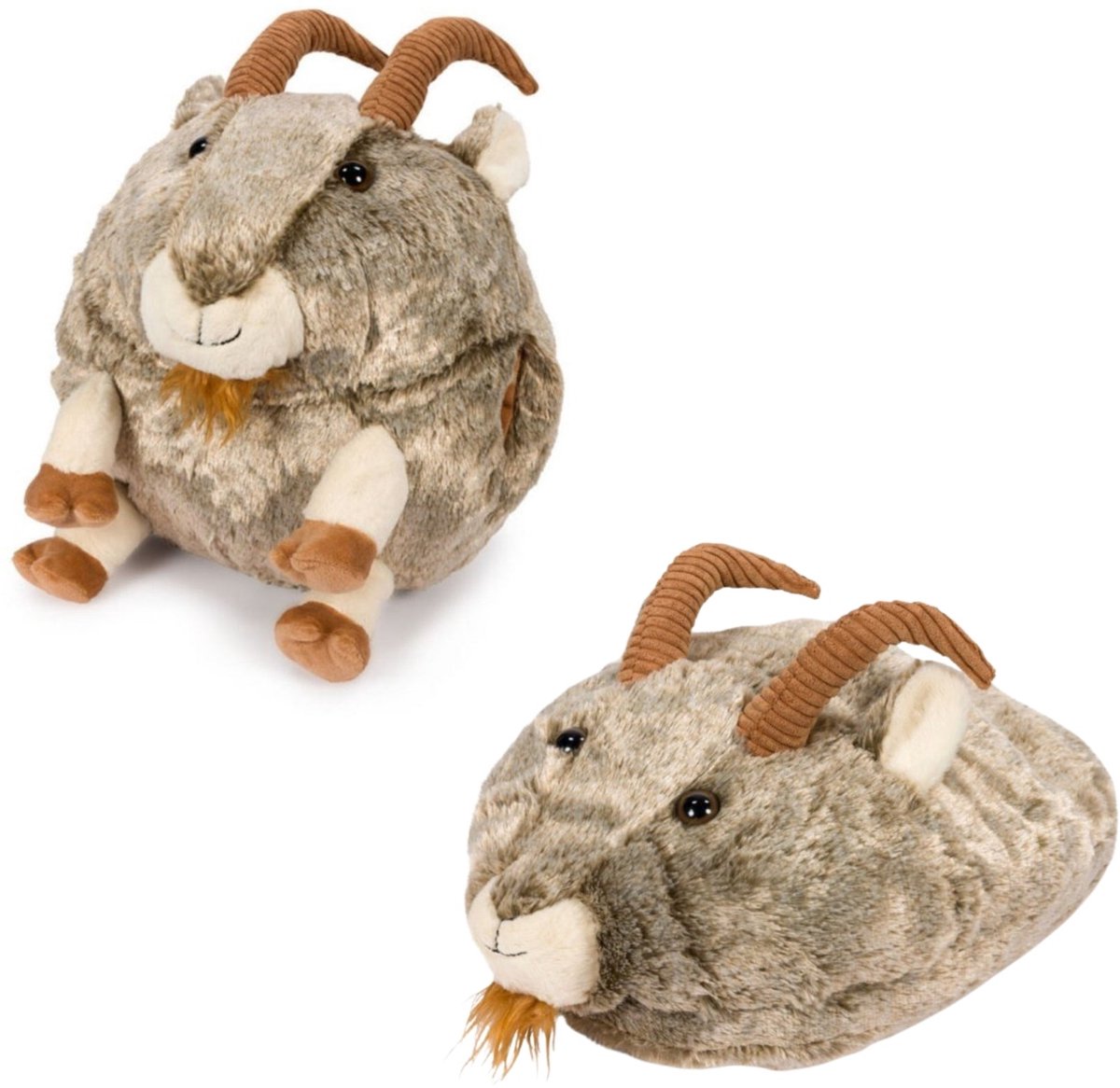 Noxxiez slaapkamerset; hand- en voetenwarmer - geit