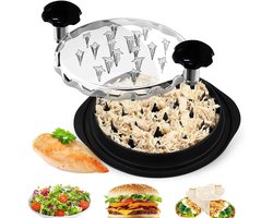 Vlees Shredder - Kip Shredder - Vlees Vermalser - BPA-vrij - Vaatwasbestendig - Meat Shredder - Pulled Vlees - Chicken Shredder - Kip Versnipperaar - Pulled Pork - Pulled Chicken - Shredder - Handmatige Vleesversnipperaar - Voor Dieet Houder