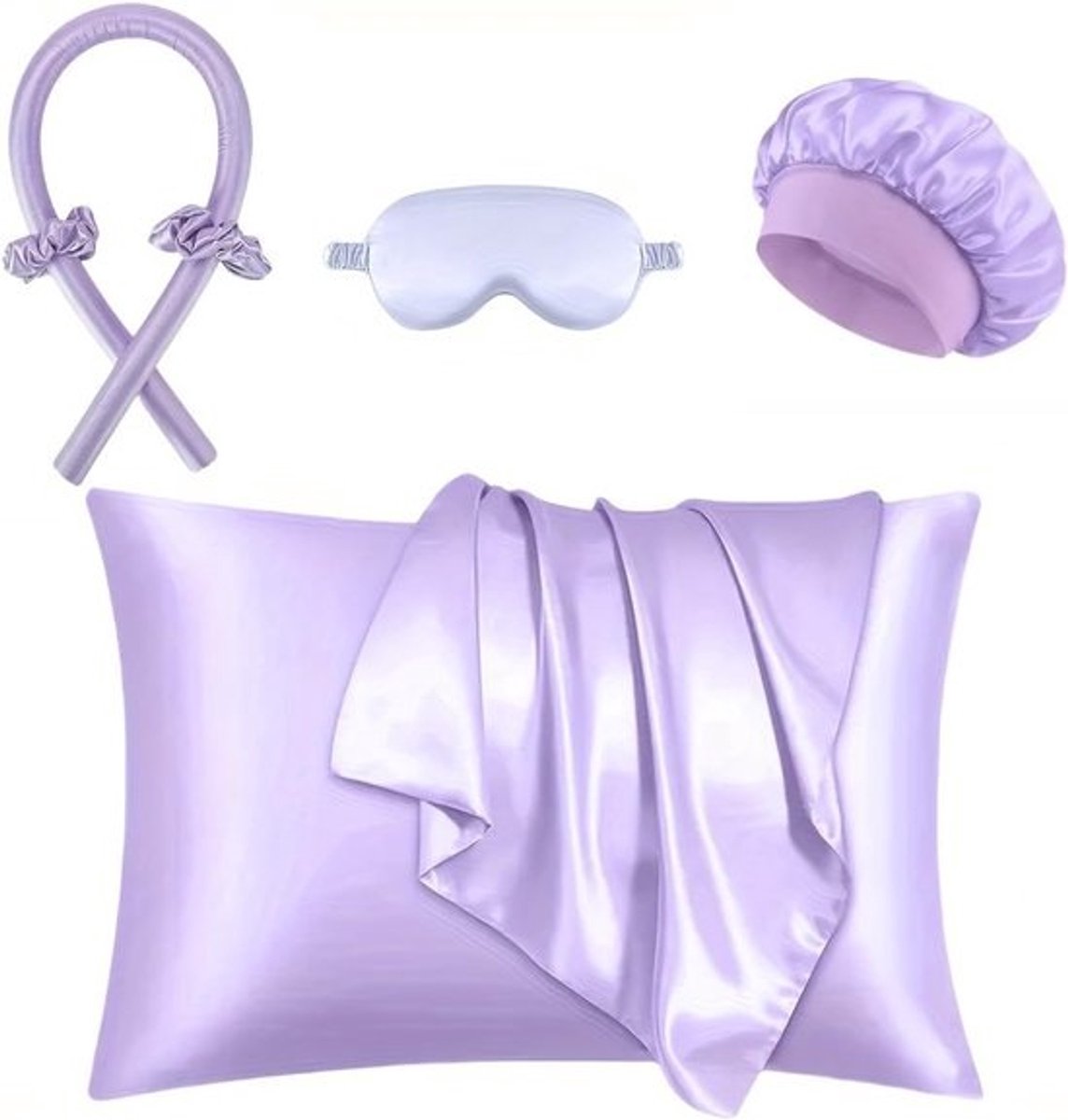 Hitteloze Krulset - Krulspelden Set - Haar Krullen - Geen Hitte Nodig - 26 Stuks - Roze