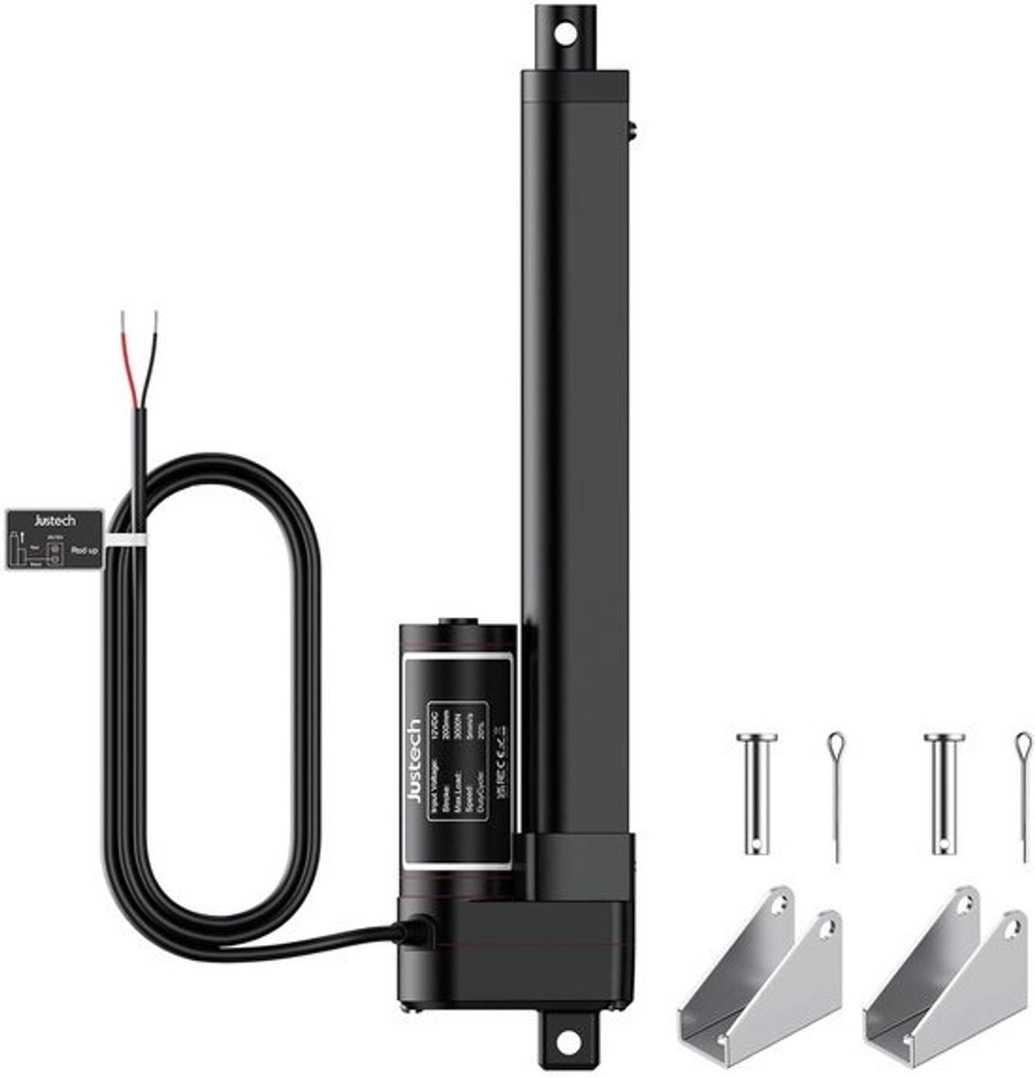 Lineaire Actuator 3000N 200mm met 5mm/s Snelheid - Elektrische Aandrijving voor Poortopener