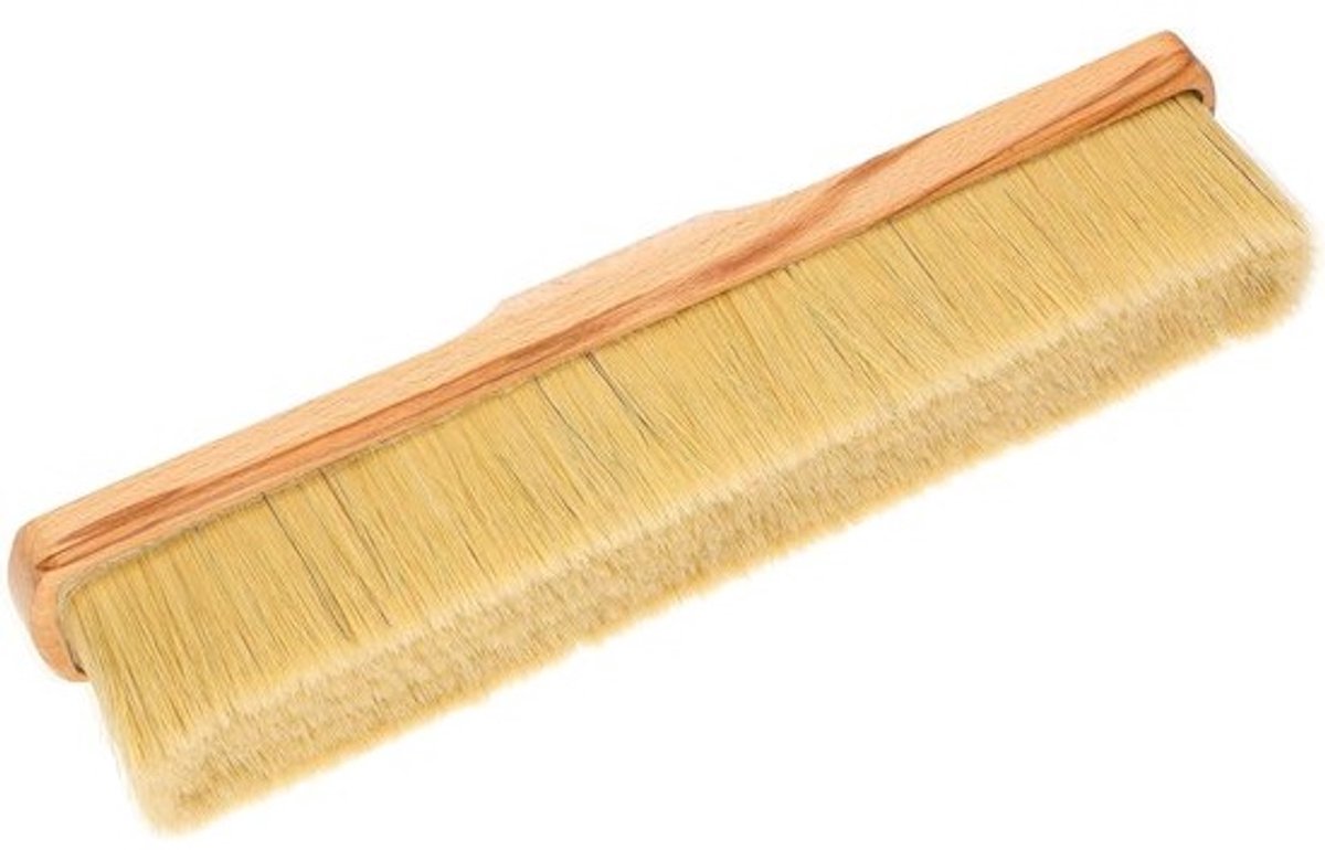 Natuurlijke Haar Bezem 335 mm met Schroefdraad – Universele Huis- en Industriële Schoonmaak