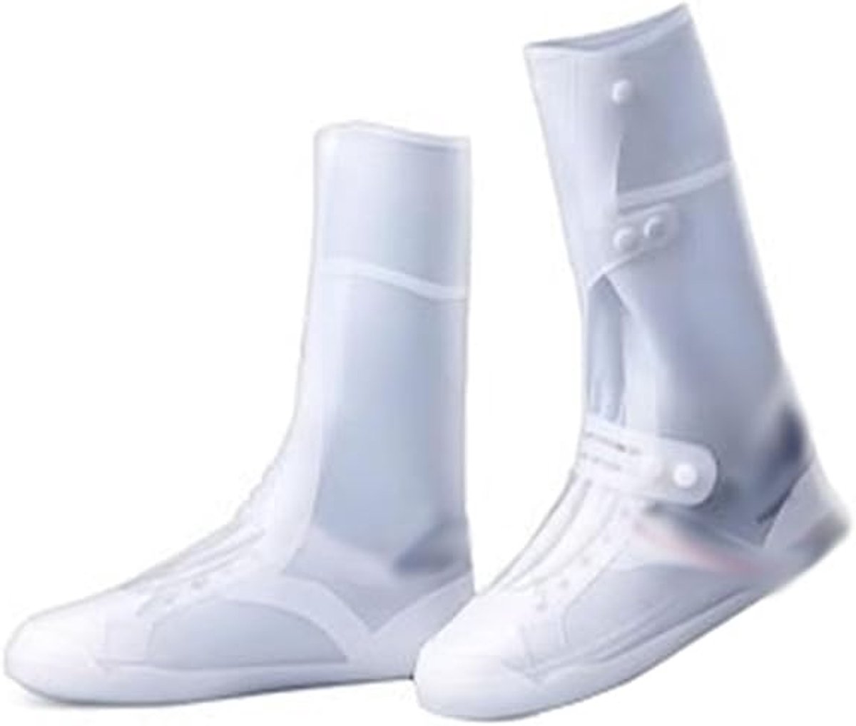 Unisex waterdichte regenschoenhoezen-XL (40-41），Wit