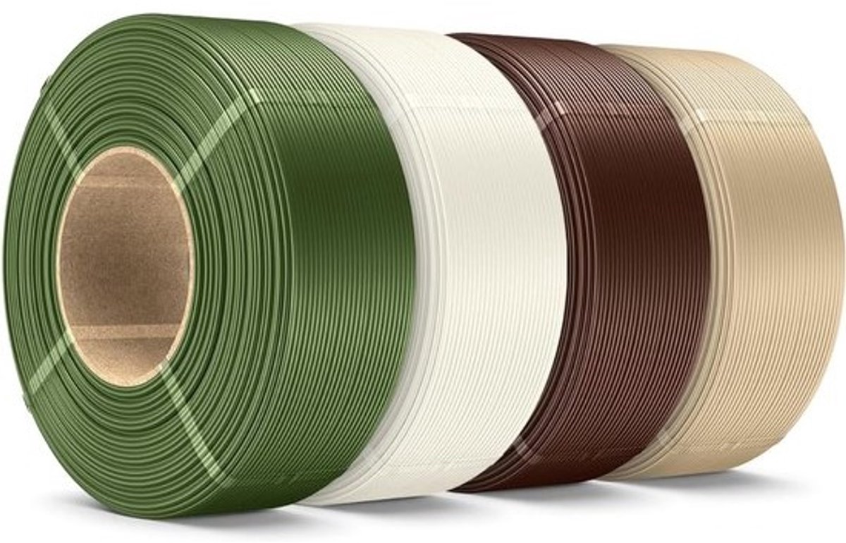 PLA Plus 3D Printer Filament Refill, 1.75 mm, 4 kg, Geschikt voor Herbruikbare Spolen, Verschillende Kleuren