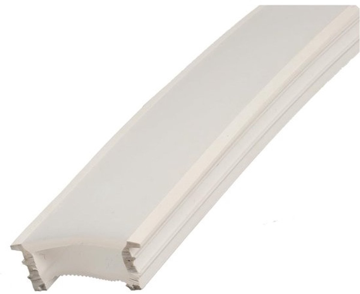Flexibele Siliconen Profiel voor LED Strips - 20x10mm - Waterdicht IP65 - 5 Meter - Zonder Basis