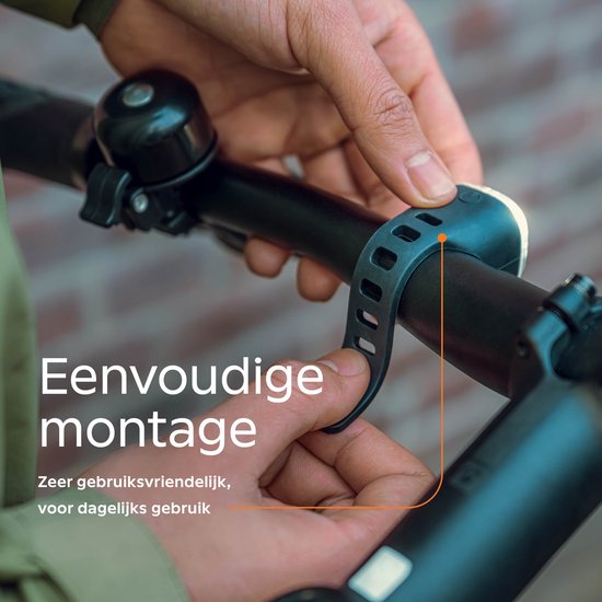 AXA Niteline Spot fietsverlichting set - LED fietsverlichting voor- en achterlicht - batterijverlichting op CR2032 - Instapmodel voor dagelijks gebruik van AXA — afbeelding 3