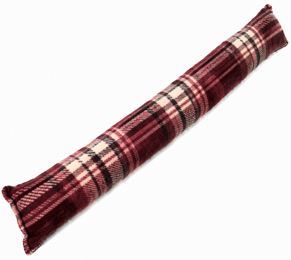 HEM tochtstopper deur 90 cm - Bordeaux geruit - Met microvezeldoek