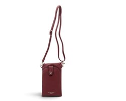 Flora&Co - Paris - Handig Crossbody hand/telefoontasje voor mobiel - gsm - bordeaux