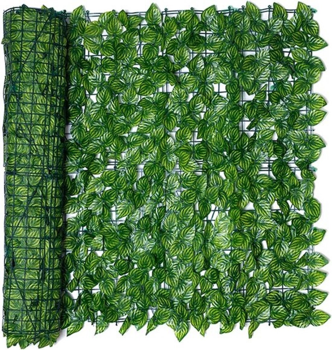 Kunstheg Inkijk - Balkon Afscherming - Privacy Creëren - Weerbestendig Kunststof - 0.5x1m of 0.5x3m - Groen