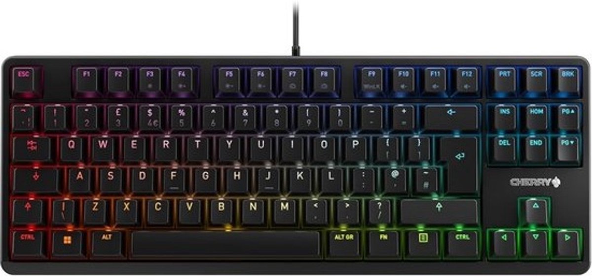 Mechanisch Toetsenbord - Compact Toetsenbord - Gaming Kantoor - UK Indeling QWERTY - TKL Formaat - Zwart