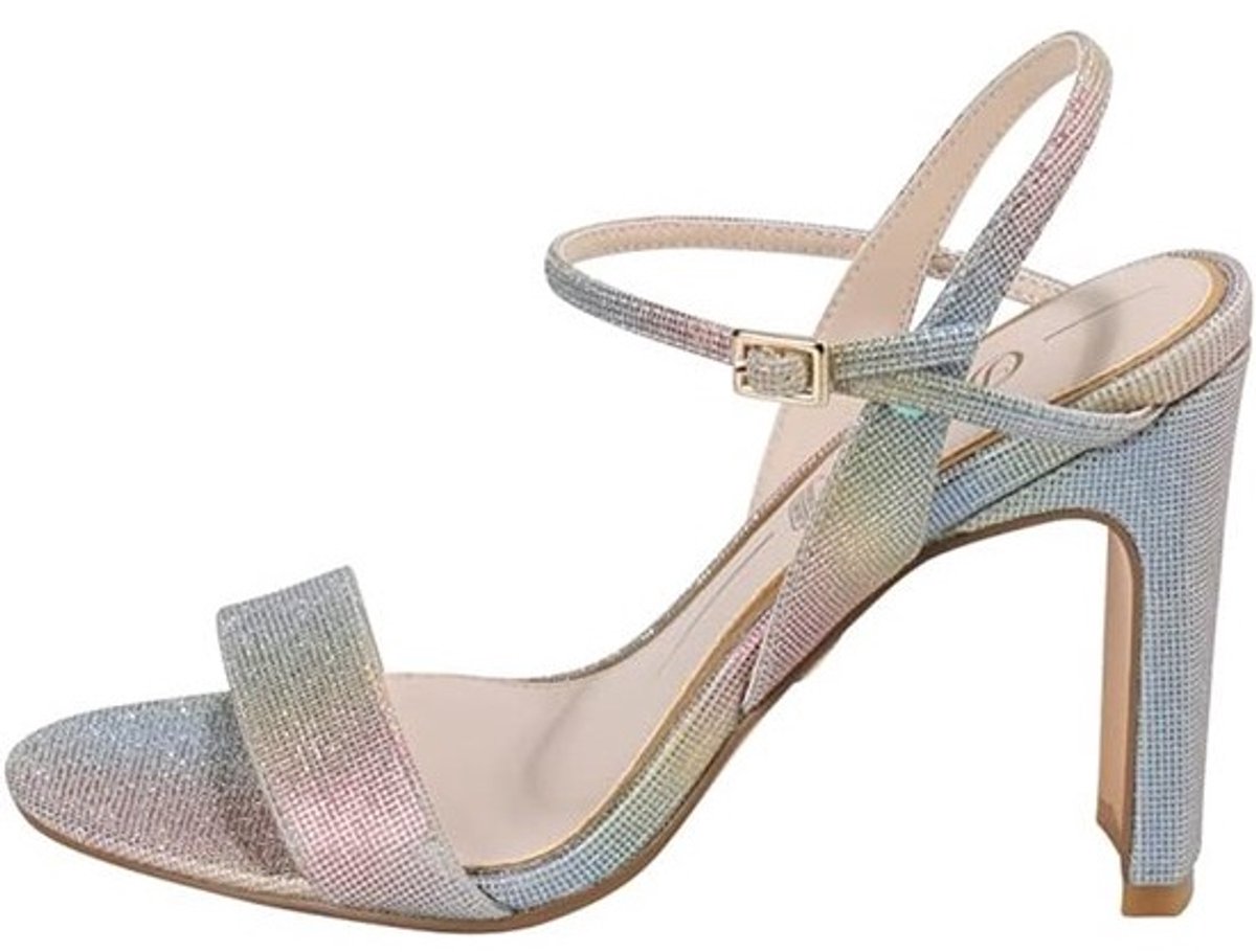 Dames Sandaal - Zomerse Schoenen - Dagelijks Gebruik - Vegan Leer - Blokhak - Beige