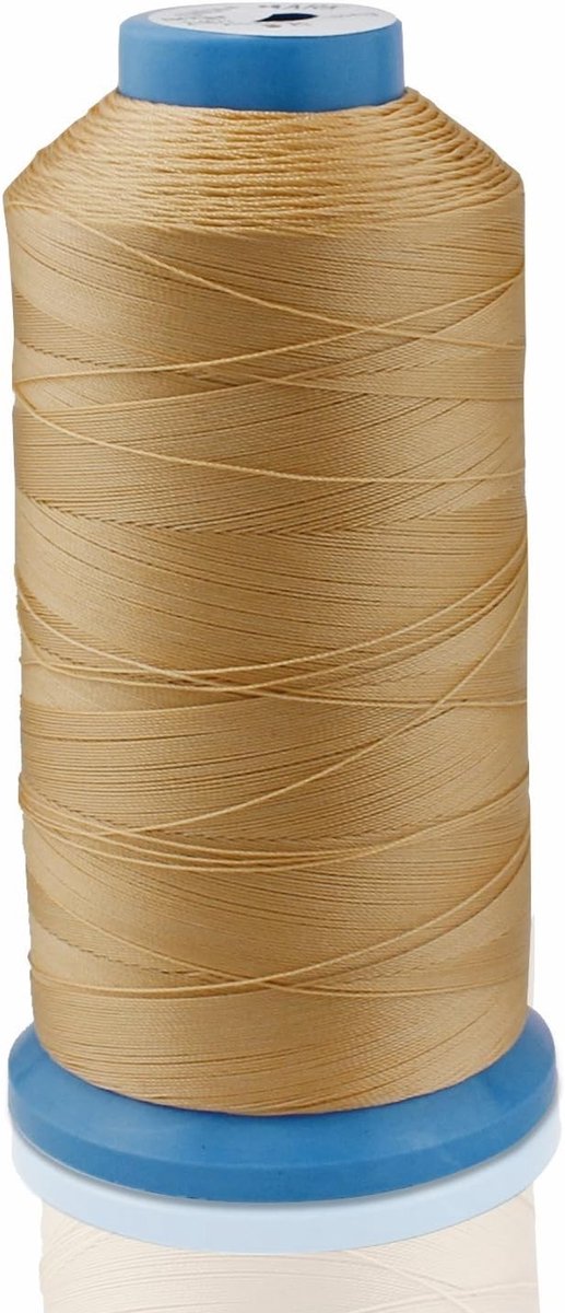 Duurzaam Bonded Nylon Naai- en Upholsterdraad 1500 Yard T70#69 voor Meubels, Buitengebruik, Gordijnen en Tassen (Geel)